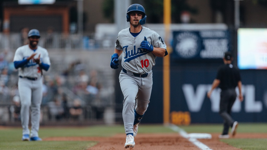 In his first game this season after returning from a broken wrist, Taylor Young homered on the first pitch he saw that started a Drillers comeback that eventually led to a big win in Amarillo on Tuesday night.