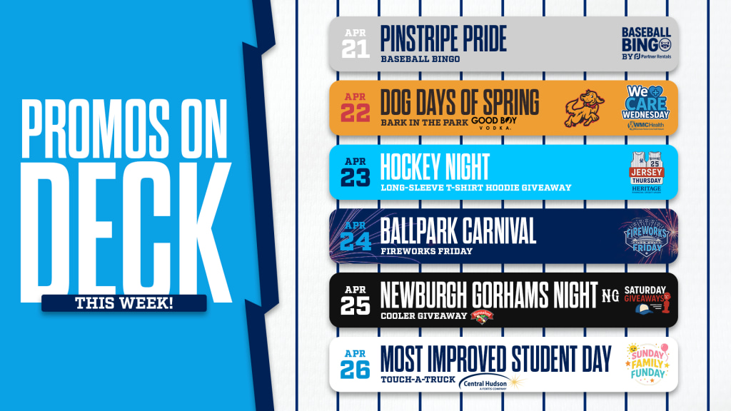 The Renegades return home for a fun-filled week at the ballpark.