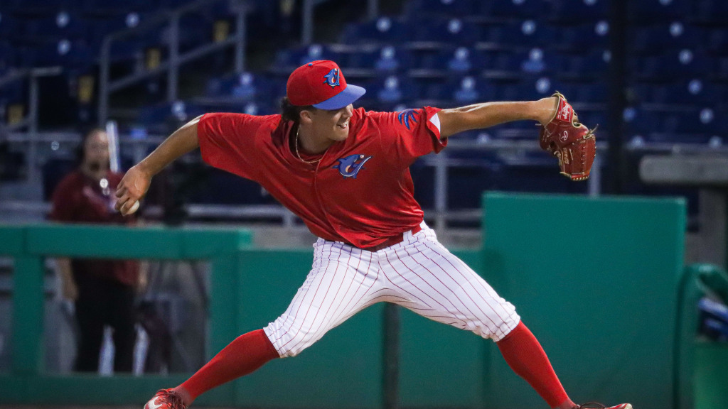 Phillies third-rounder Cody Bowker sends home a strike