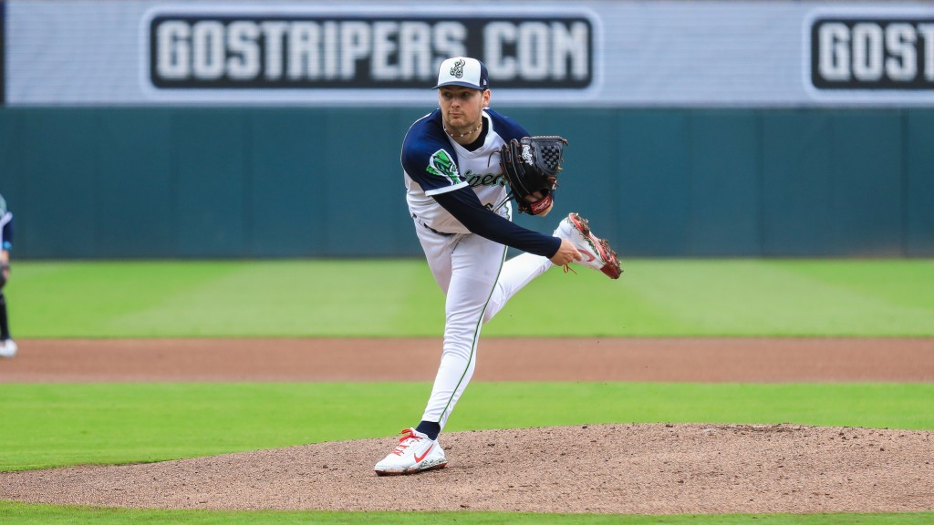 JR Ritchie fell one out shy of his third quality start with Gwinnett this season on Sunday.
