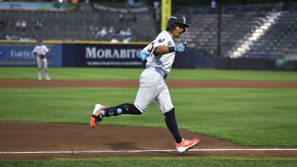 Oswaldo Cabrera went 2-for-2 with a home run, three walks and three runs batted in on Thursday night.