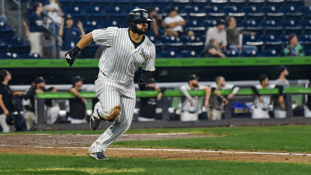 Jasson Domínguez had four hits, including a solo home run, but the RailRiders lost to the Jumbo Shrimp on Thursday night.