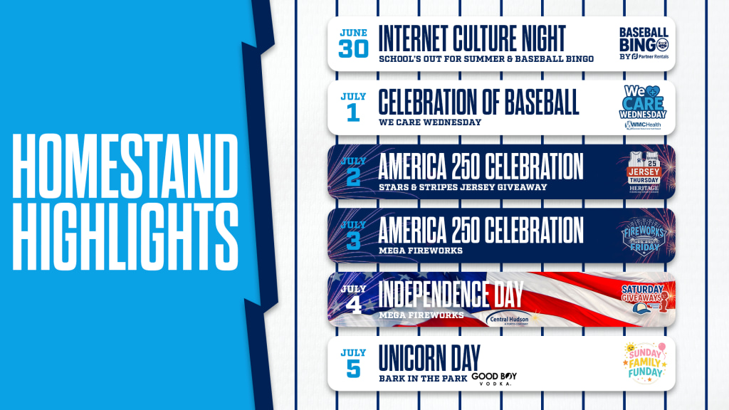The Renegades begin a jam-packed two-week homestand on Tuesday, June 30.