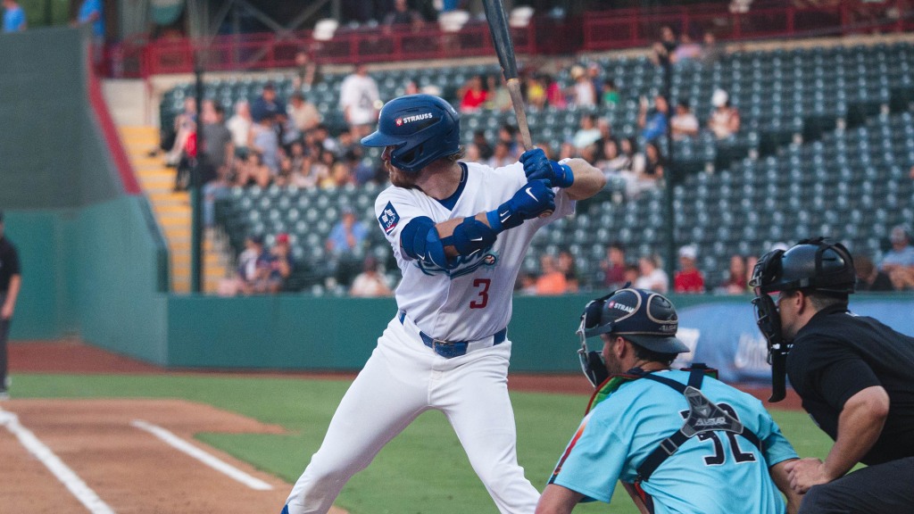 Oklahoma City Comets outfielder James Tibbs III finished 4-for-4 with two homers on Tuesday.