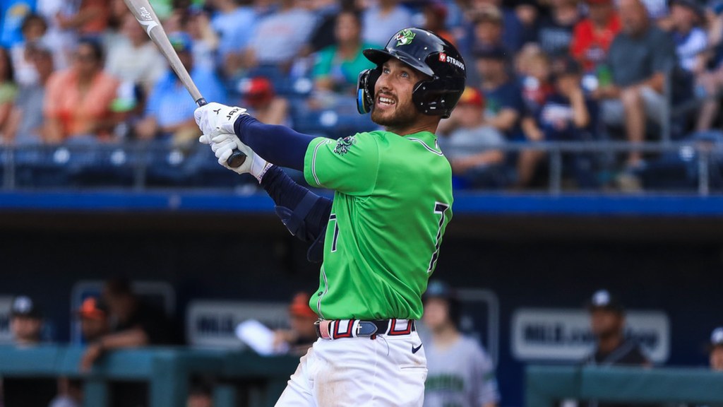 DaShawn Keirsey Jr. has hit safely in three straight games for Gwinnett.