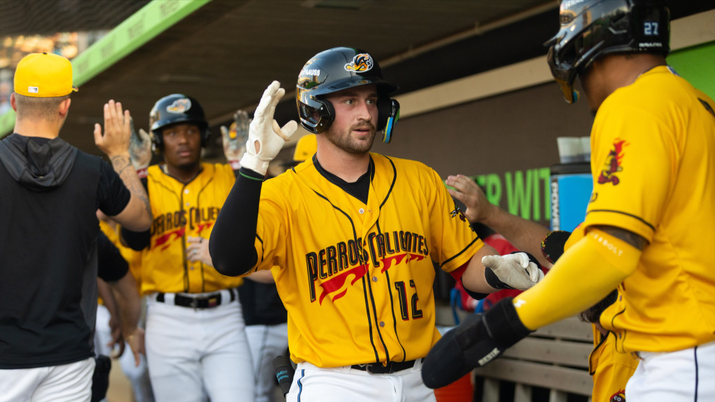 Bennett Thompson hit a grand slam in Akron's 18-9 loss on July 1.