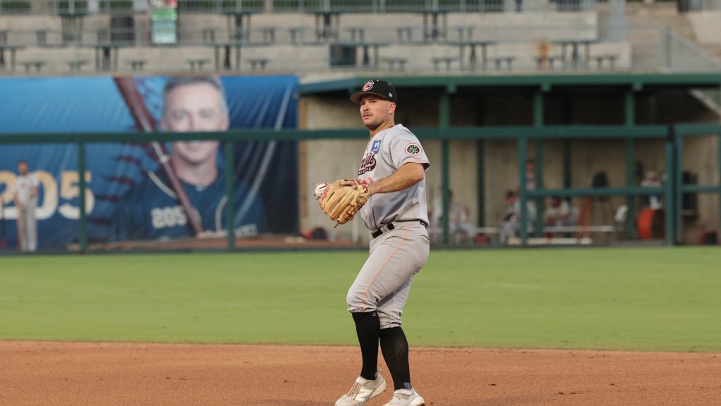Luke Waddell extended his on-base streak on Wednesday night.