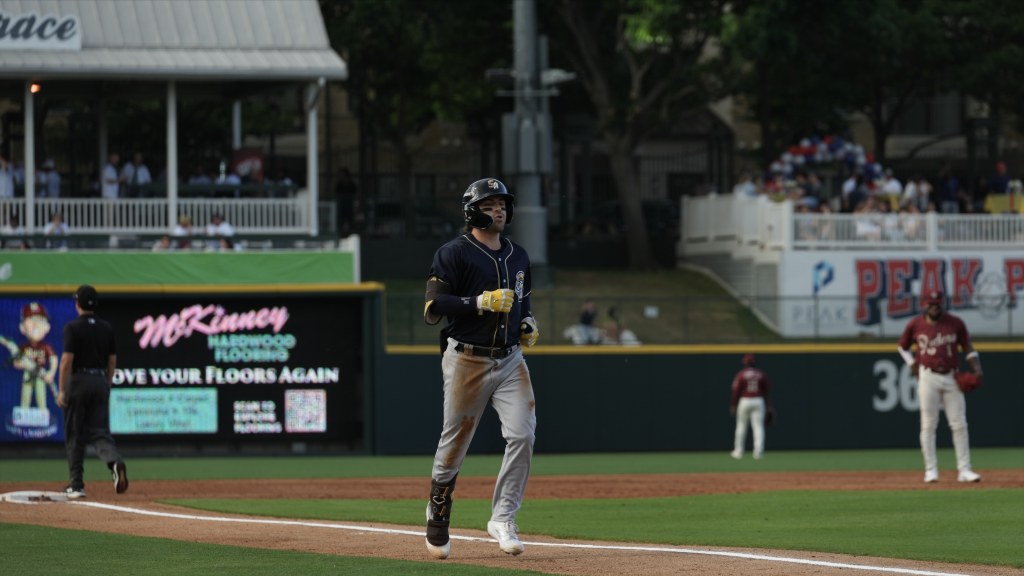 Kai Murphy hit his first home run of the season on Wednesday.