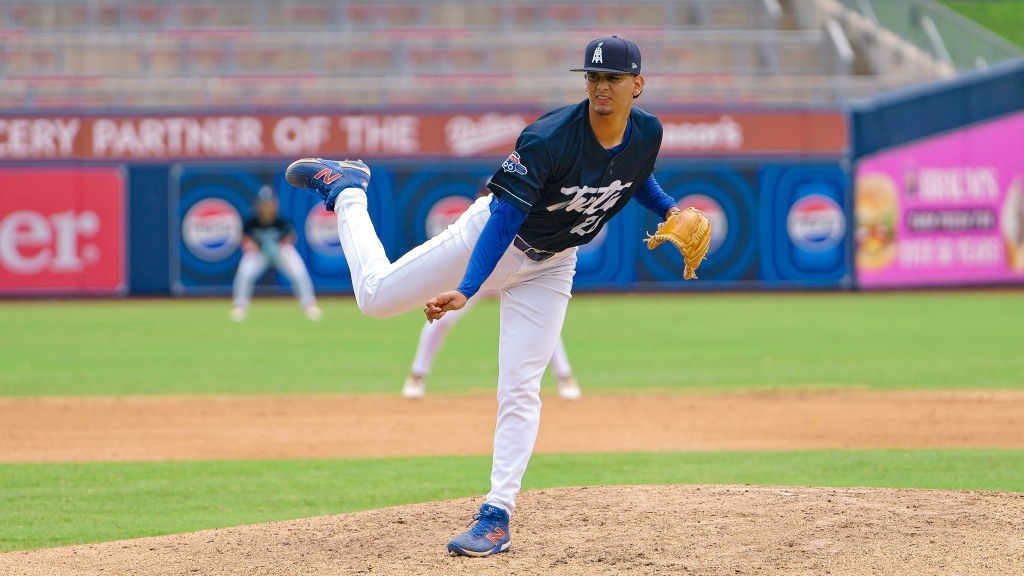Starting pitcher Christian Zazueta worked three innings in Sunday's 3-1 loss to Springfield at ONEOK Field.