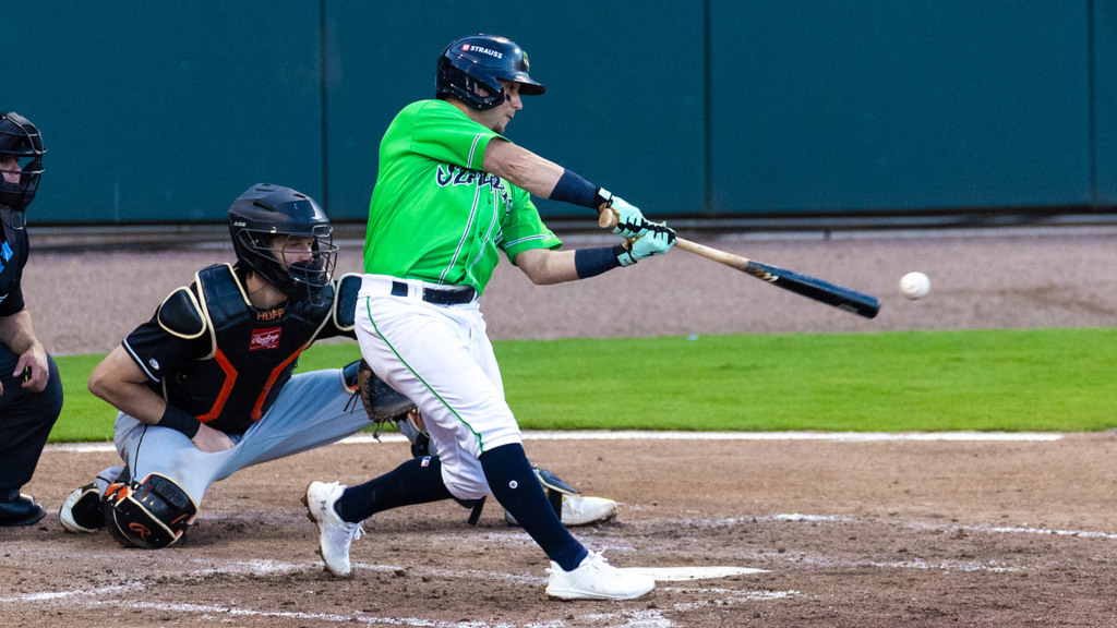 Cal Conley finished a triple shy of a cycle on Sunday in Toledo.