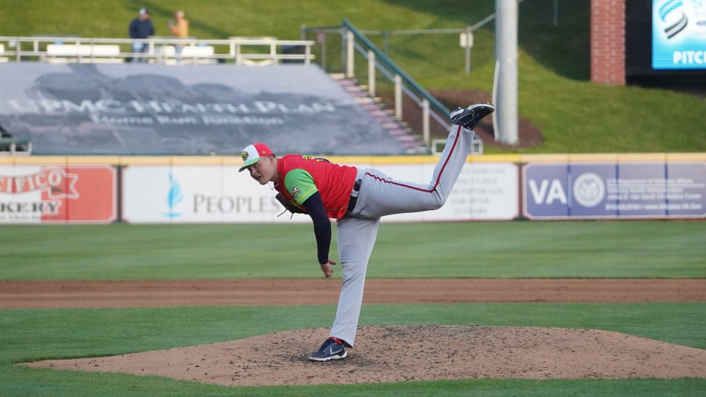 Jackson Kent struck out a Double-A career-high eight batters
