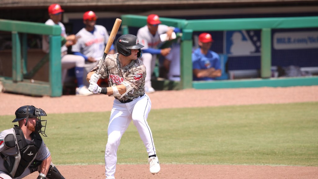 Josh Caron had a two-run triple.