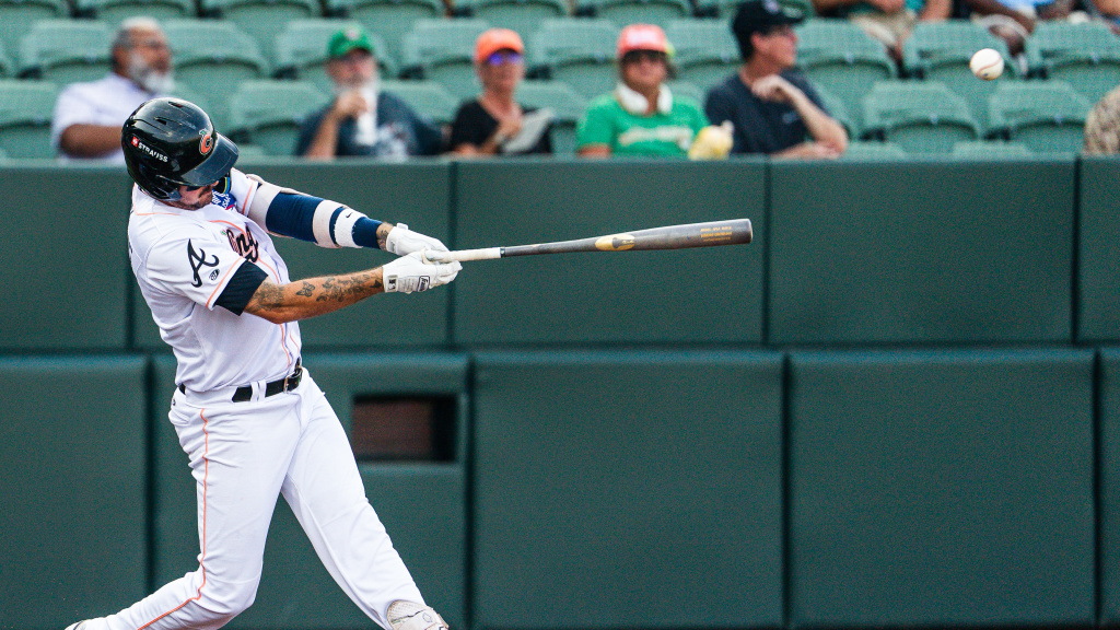 Jordan Groshans bashed his 18th home run of the season on Wednesday.