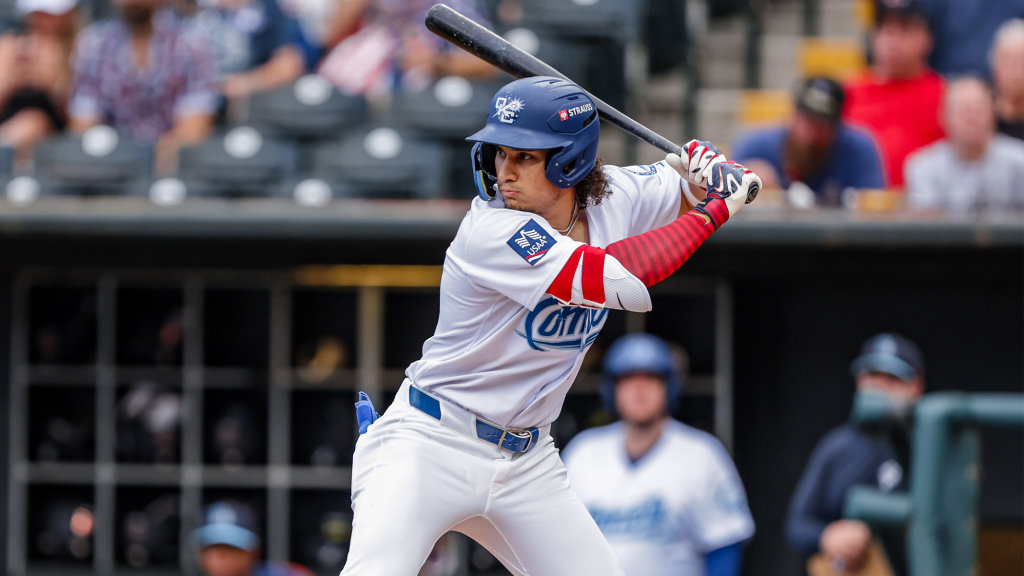 Oklahoma City outfielder Alek Thomas went deep twice on Wednesday.