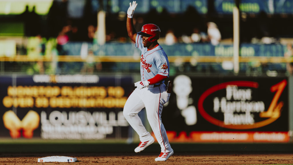 Hector Rodriguez crushed a 450-foot home run in Saturday's win.