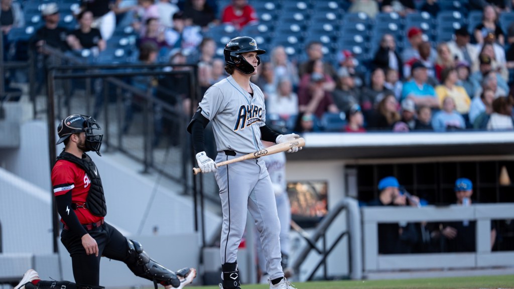 Jake Fox had three hits and a season-high three RBIs Friday in Richmond.