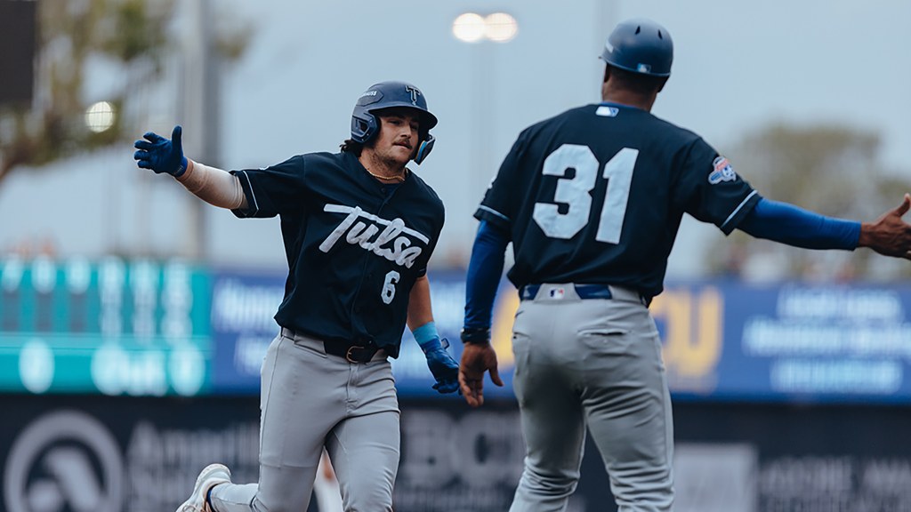 Jake Gelof had his second two-homer game of the season in Friday's loss to Amarillo.