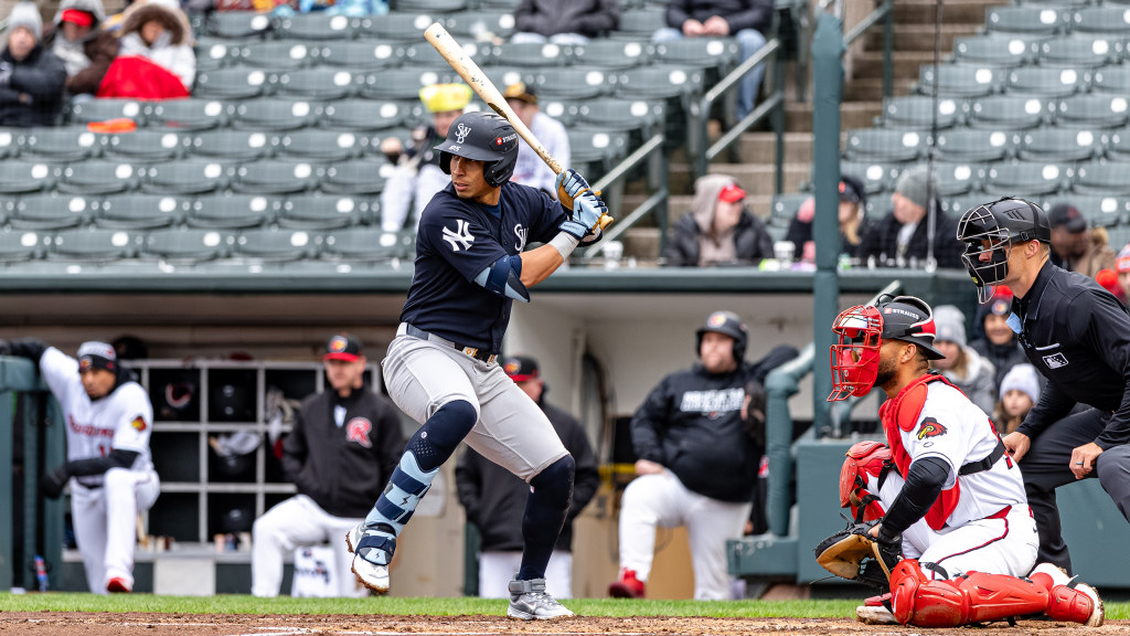 Oswaldo Cabrera homered twice, but the RailRiders lost 6-4 at Rochester on Sunday.