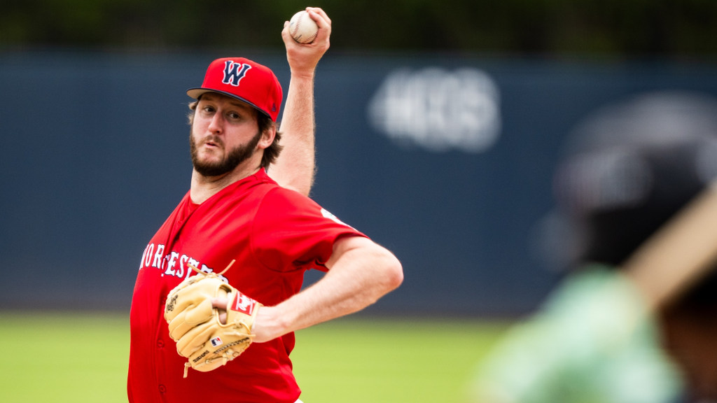 Rehabbing Red Sox pitcher Justin Slaten started and threw a scoreless 1<sup>st</sup> inning for the WooSox in Worcester’s 9-7, 10-inning loss to Scranton/Wilkes-Barre on Wednesday morning/afternoon at Polar Park.