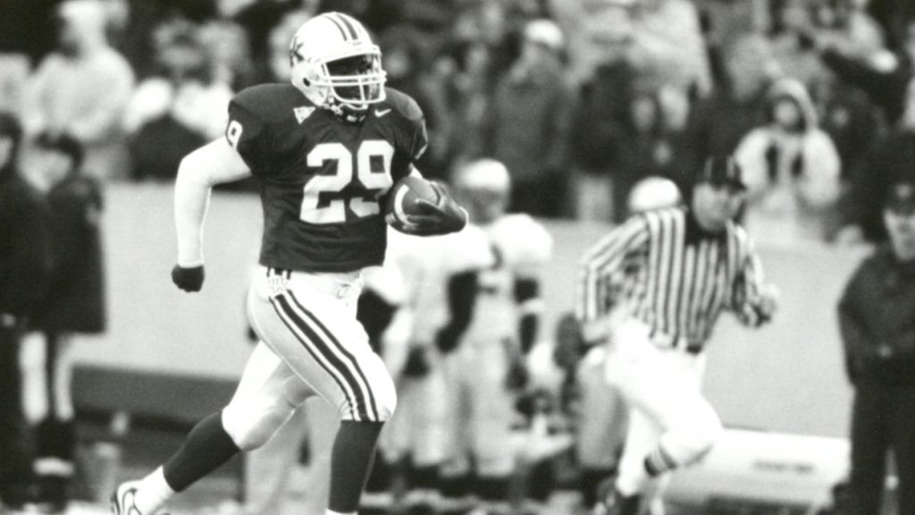 Vince Harrison scored two touchdowns for Kentucky during his football career.