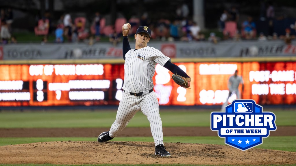 Brendan Beck tosses 6.1 scoreless frames en route to a shutout victory and IL Pitcher of the Week honors.