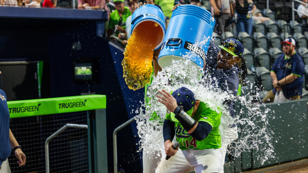 Malcolm Moore receives an ice bath.
