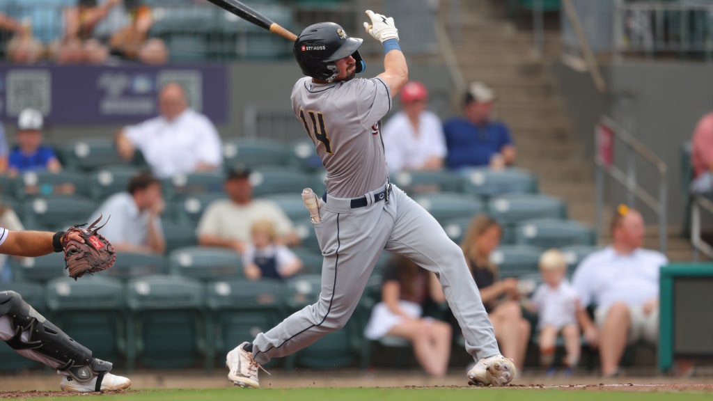 Jake Cunningham had three hits in his second AA game.