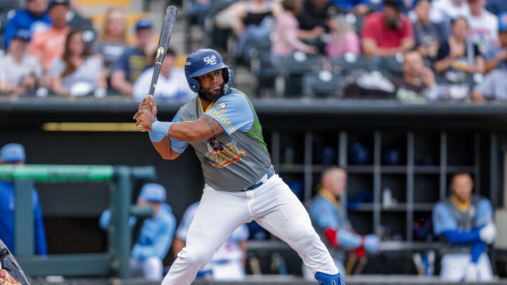Comets catcher Chuckie Robinson finished with a season-high five hits on Sunday.