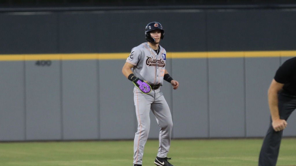 Eric Hartman joined the 25-HR, 50-SB club in MiLB on Saturday night.