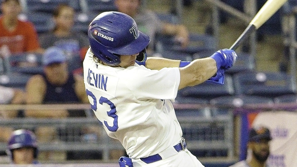Kyle Nevin had two of Tulsa's six hits Thursday night, including a run-scoring double, in a rain-delayed, 7-6 win over Wichita.