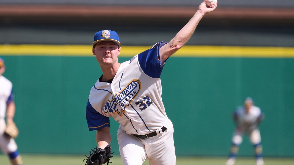 Kade Anderson won his third Texas League Pitcher of the Week Award.
