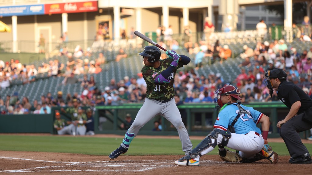 Romeo Sanabria was 4-for-5 with a home run and double, finishing a triple shy of the cycle.