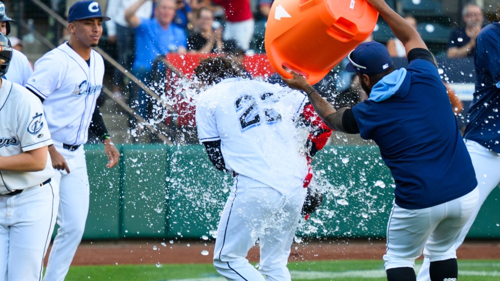 Bo Naylor was the hero after he circled the bases to win Game 1 on Friday