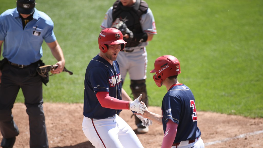 Ethan Petry launched a two-run homer, his 15th Sens home run