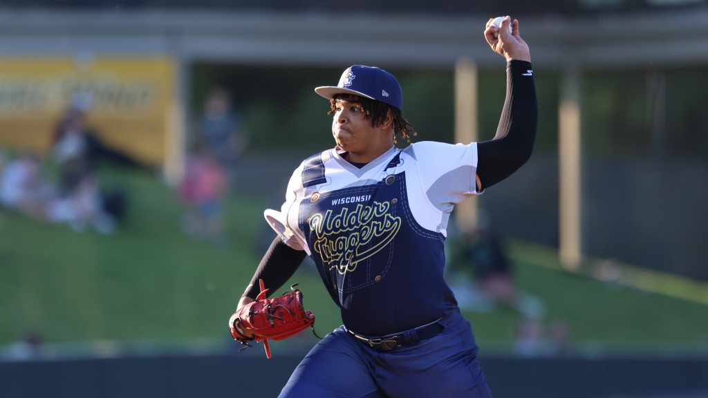 Wande Torres allowed one run over six innings to earn the win in Wisconsin's 10-1 victory over the Cedar Rapids Kernels on June 26.