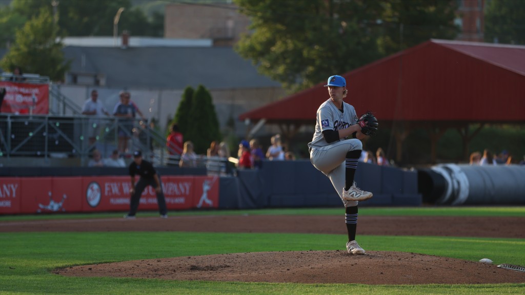 Josh Hartle allowed just two base runners and struck out six over five innings in Akron's Friday night win.