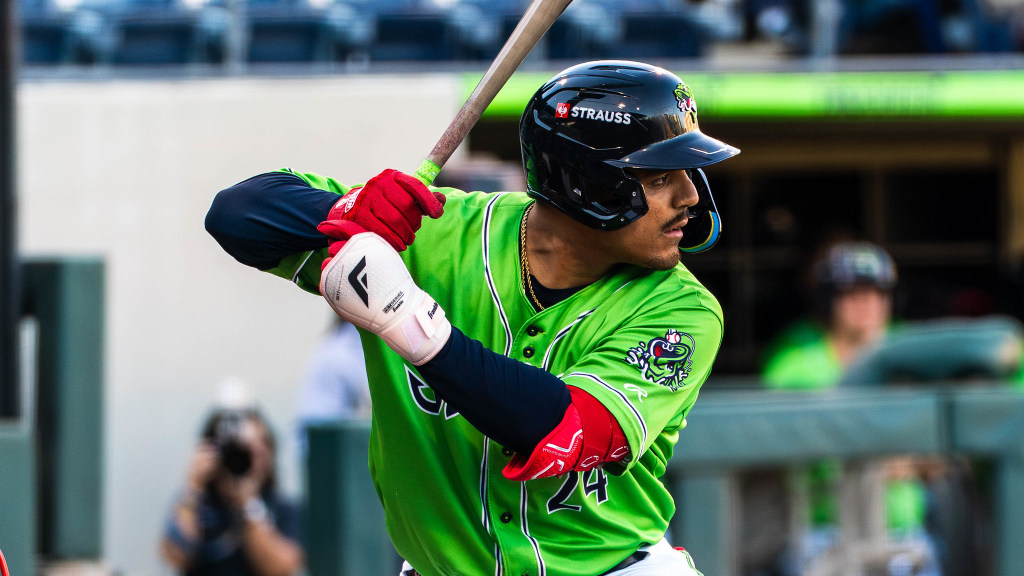 Nacho Alvarez Jr. went 2-for-5 with a double and two RBIs for the Stripers on Wednesday.