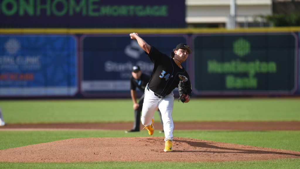 Braylon Doughty pitched 5 1/3 innings in Tuesday's opener in Altoona.