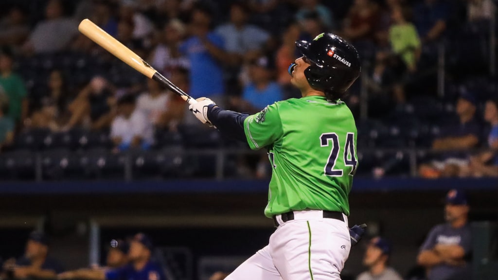 David McCabe has homered twice in five games since joining Gwinnett on August 21.