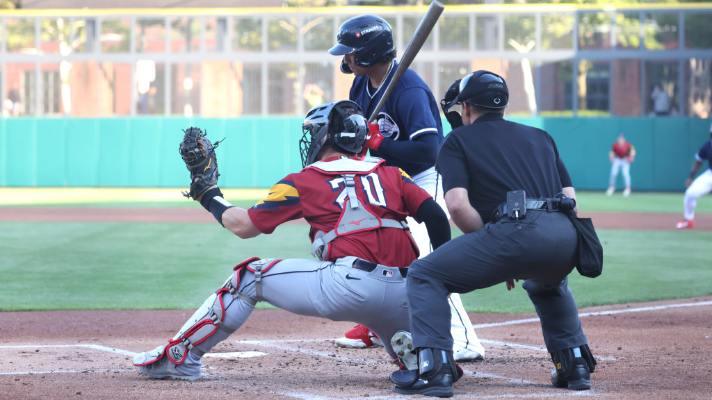 Bo Naylor successfully challenged a 1st inning strike three call to dramatically alter the game Wednesday