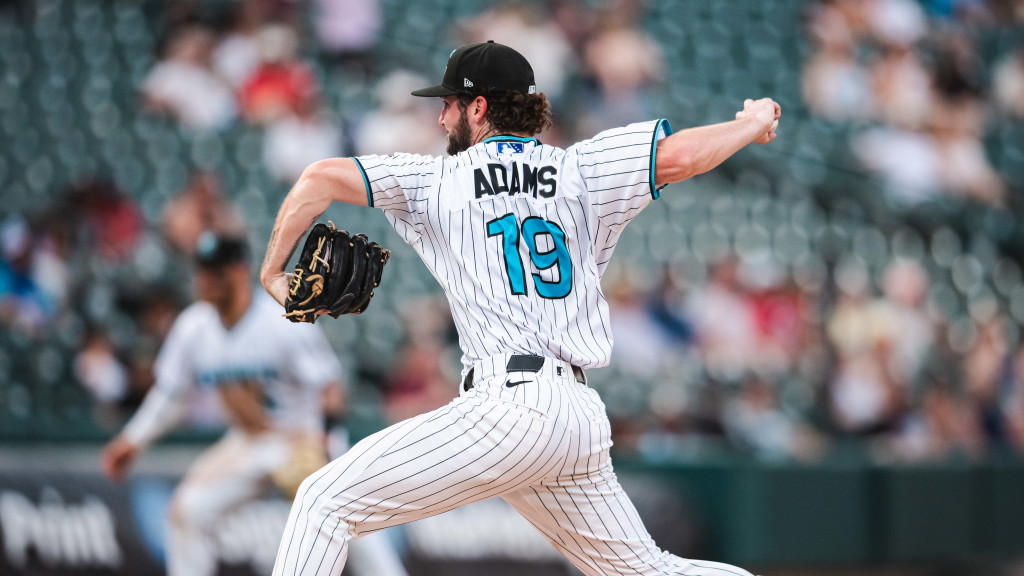 Mason Adams pitched five shutout innings en route to his first win with the Knights