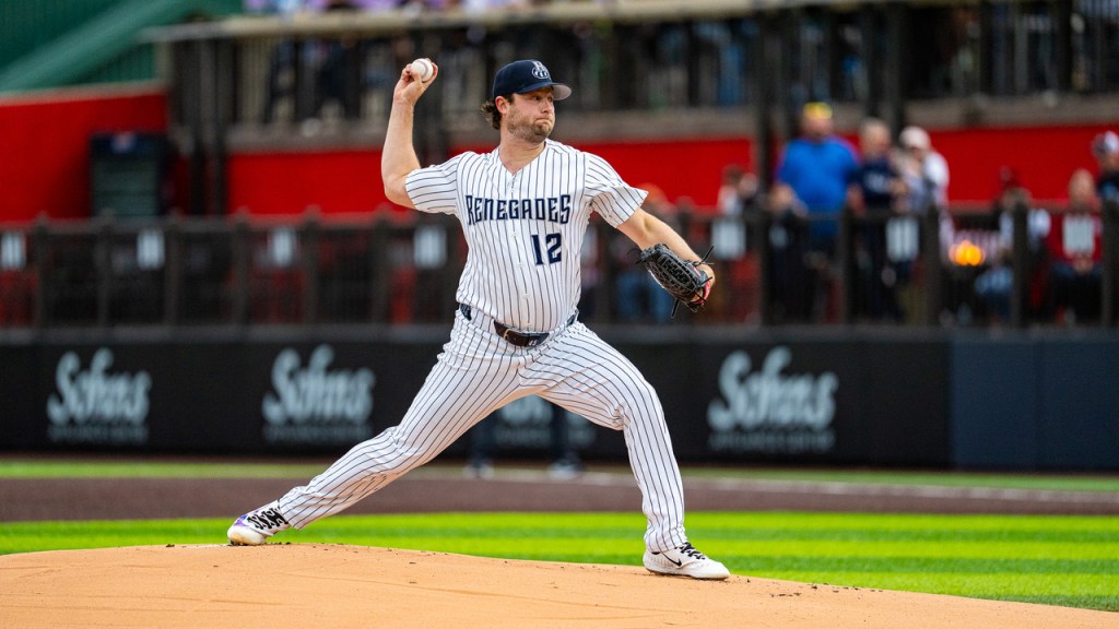 Gerrit Cole struck out four in a rehab start on April 23.