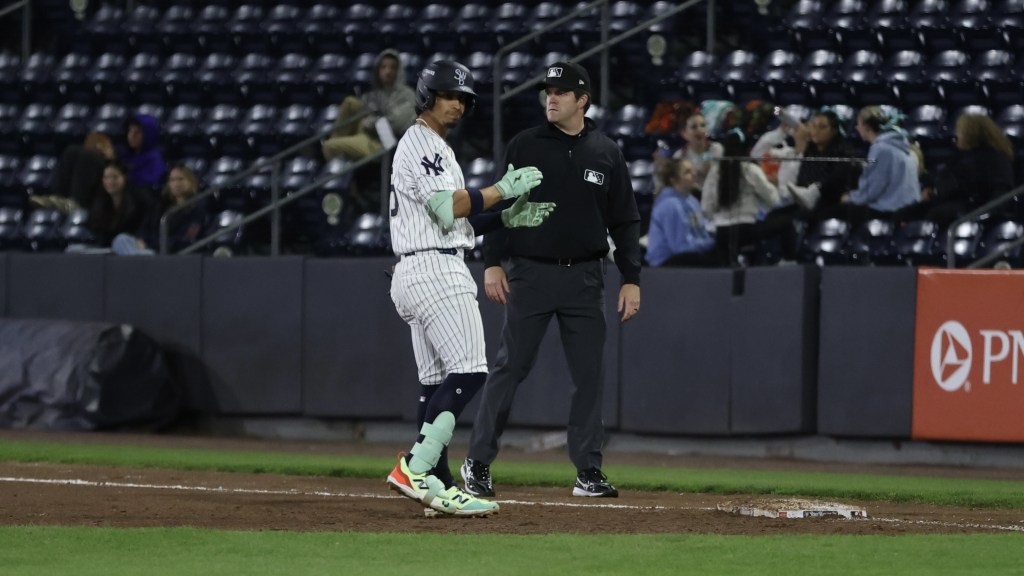 Oswaldo Cabrera goes 2-for-4 while knocking in the RailRiders only two runs of the game.