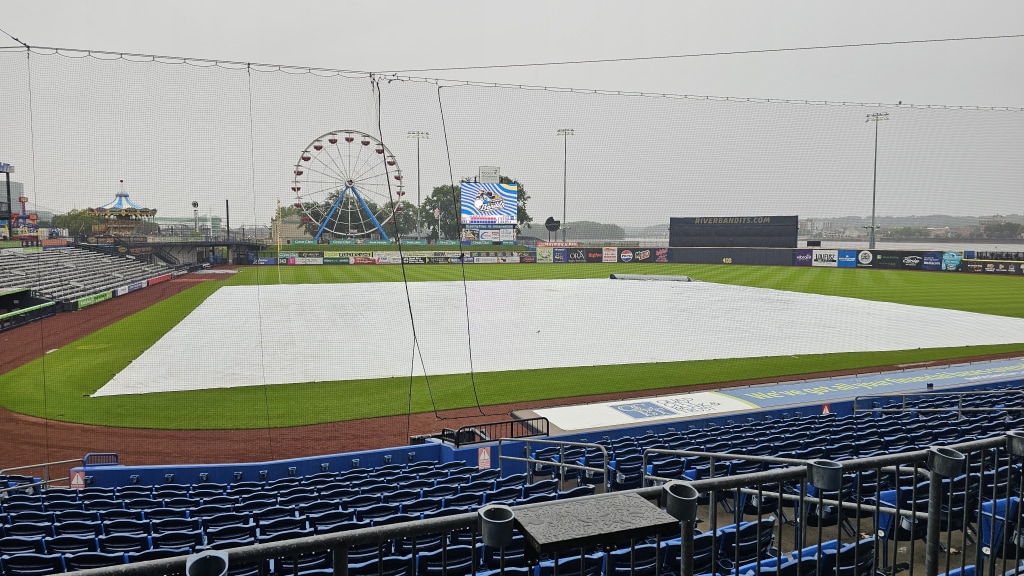 Sunday's game between the Wisconsin Timber Rattlers and Quad Cities River Bandits at Modern Woodmen Park has been rained out.