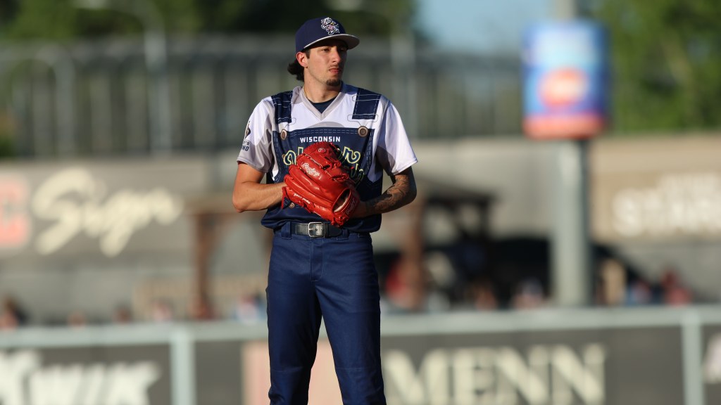 Jayden Dubanewicz allowed two runs on one hit over 5-1/3 innings as the starting pitcher for the Timber Rattlers on June 27.