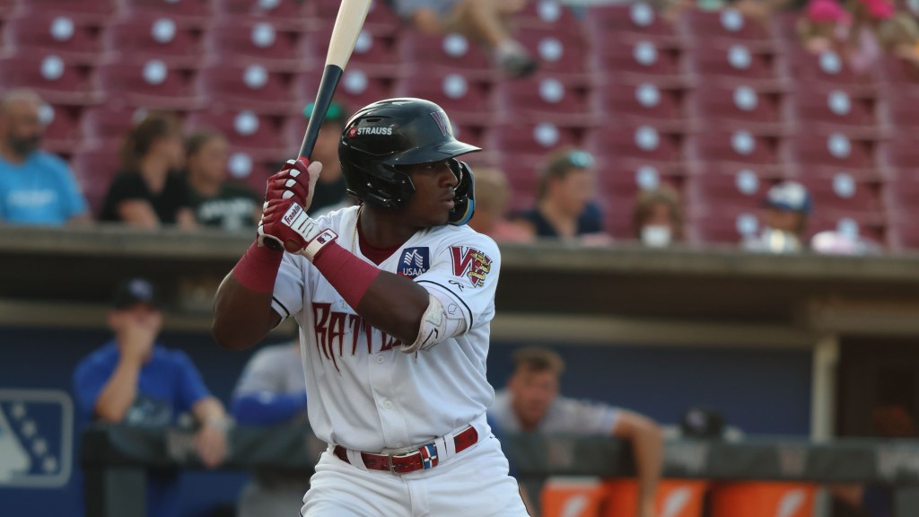 Luis Peña went 3-for-4 with two doubles, a walk, a hit batsman, two runs, and two RBI for the Rattlers on Friday night against the Quad Cities River Bandits