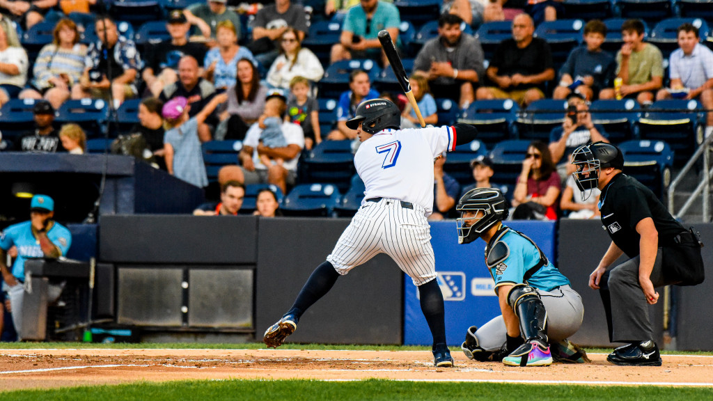 Anthony Volpe goes yard for the second straight game to lift the RailRiders to a 5-3 victory.