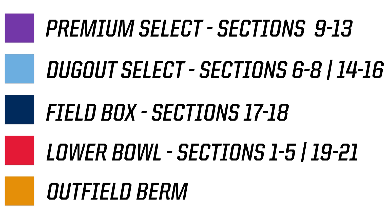 Seating Map Wind Surge