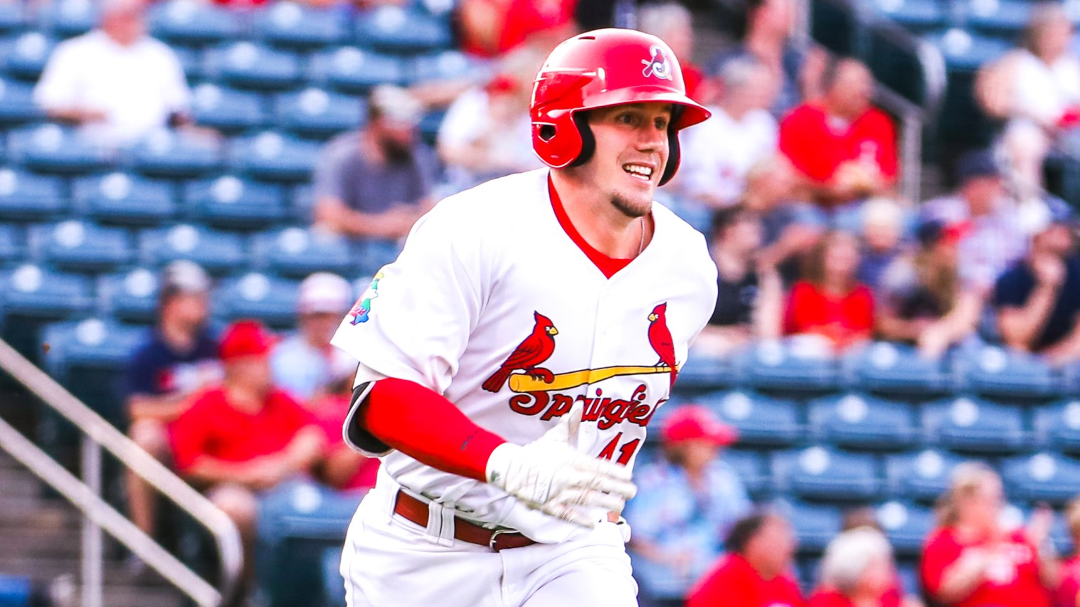 Cards' Redmond completes historical 'home run cycle' Cards' Redmond completes historical 'home run cycle'