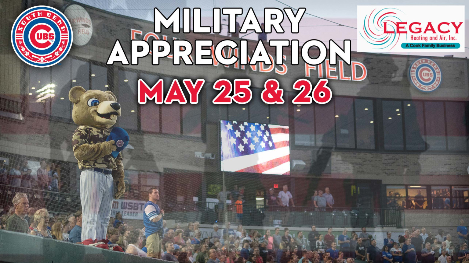 Cubs and Legacy Offer Free Tickets to Military Cubs and Legacy Offer Free Tickets to Military